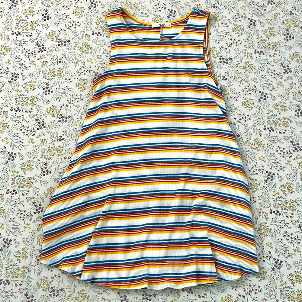 Multicolor Striped Dress